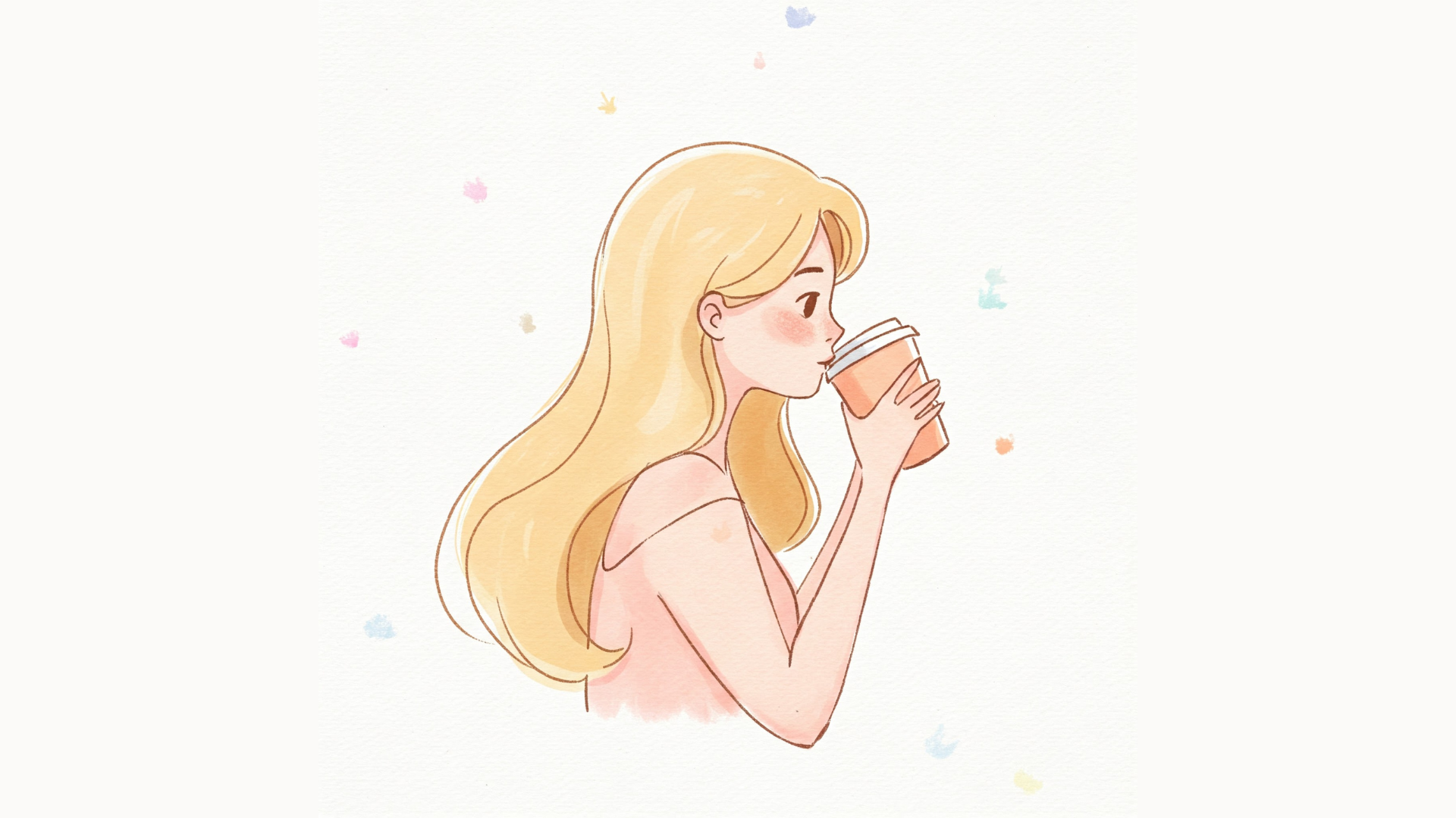 コーヒーショップイラスト