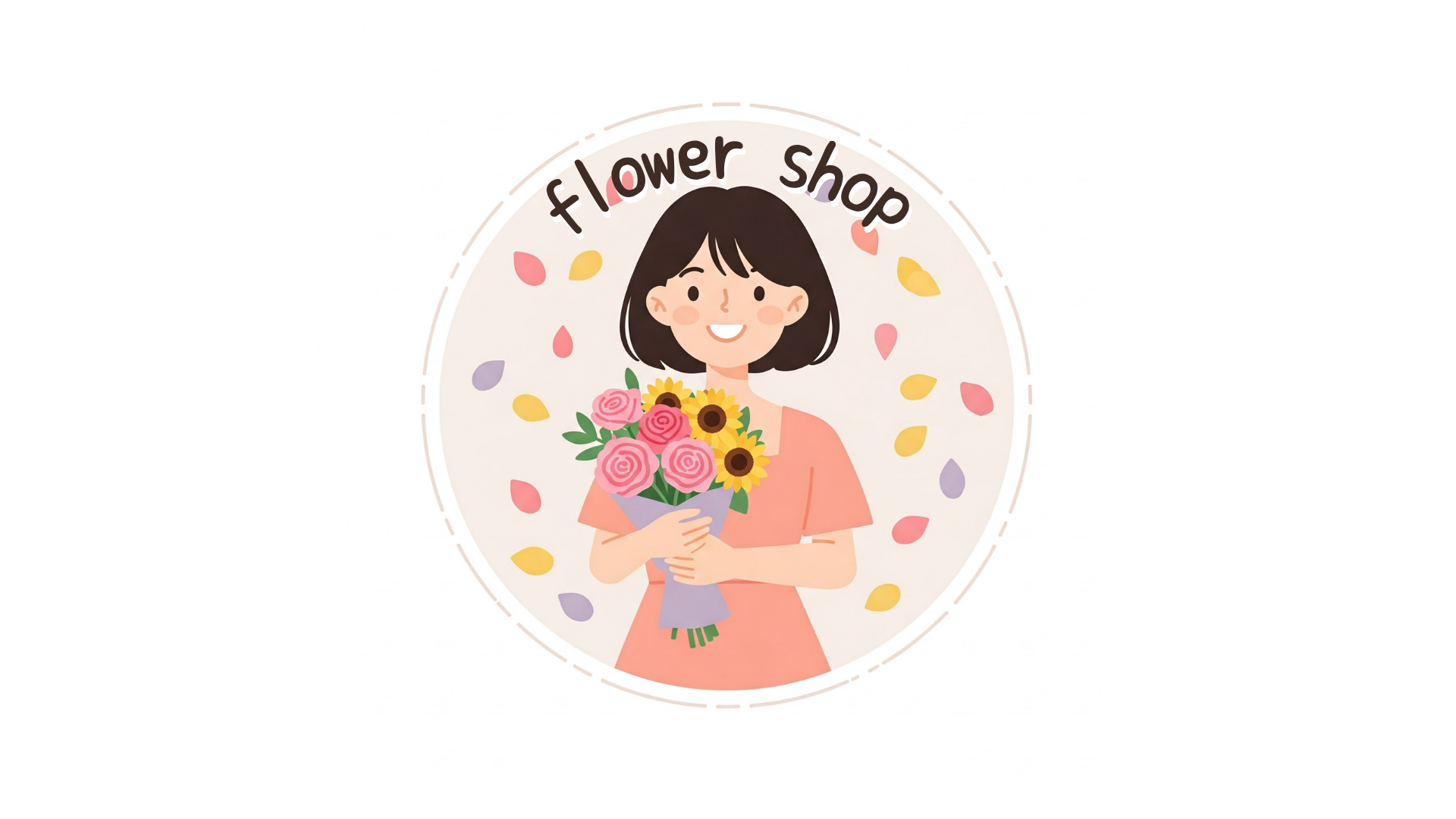 花屋さんのSNSアイコン・ロゴ